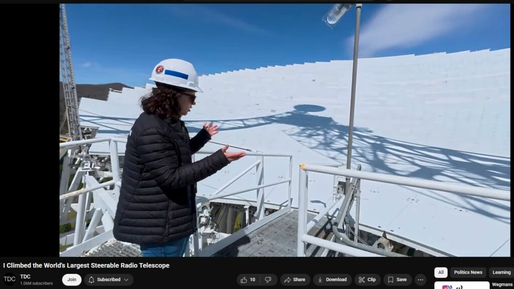 Greenbank World Largest Steerable RF Telescope